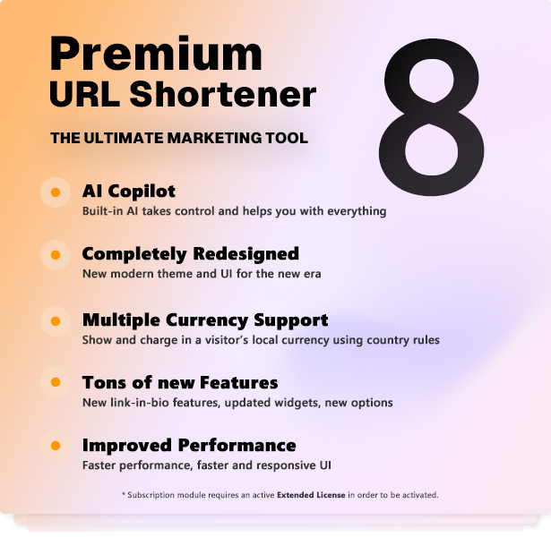 Premium URL Shortener
